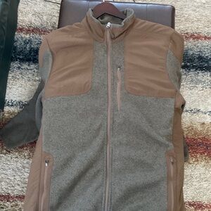 Men's Brown and Olive Jacket